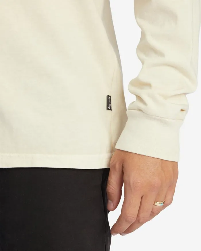 Essential Wave Washed Long Sleeve TShirt Bone Men Billabong TShirts