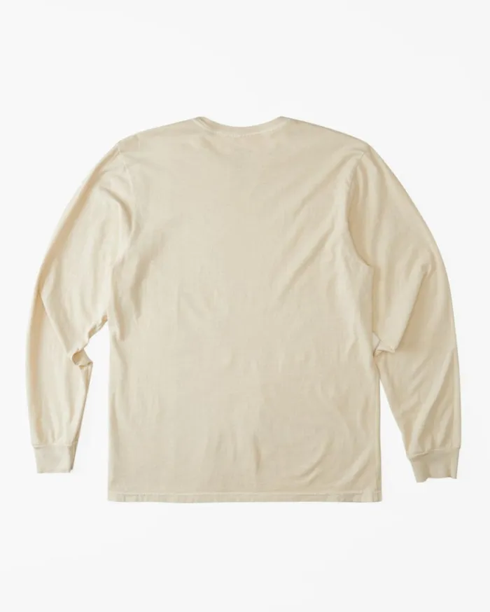 Essential Wave Washed Long Sleeve TShirt Bone Men Billabong TShirts