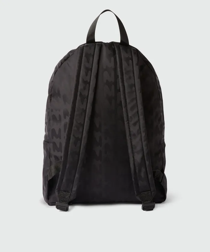 Fabric Backpack With 034White Logo Impact034 In Relief AllOver Men MSGM Backpacks