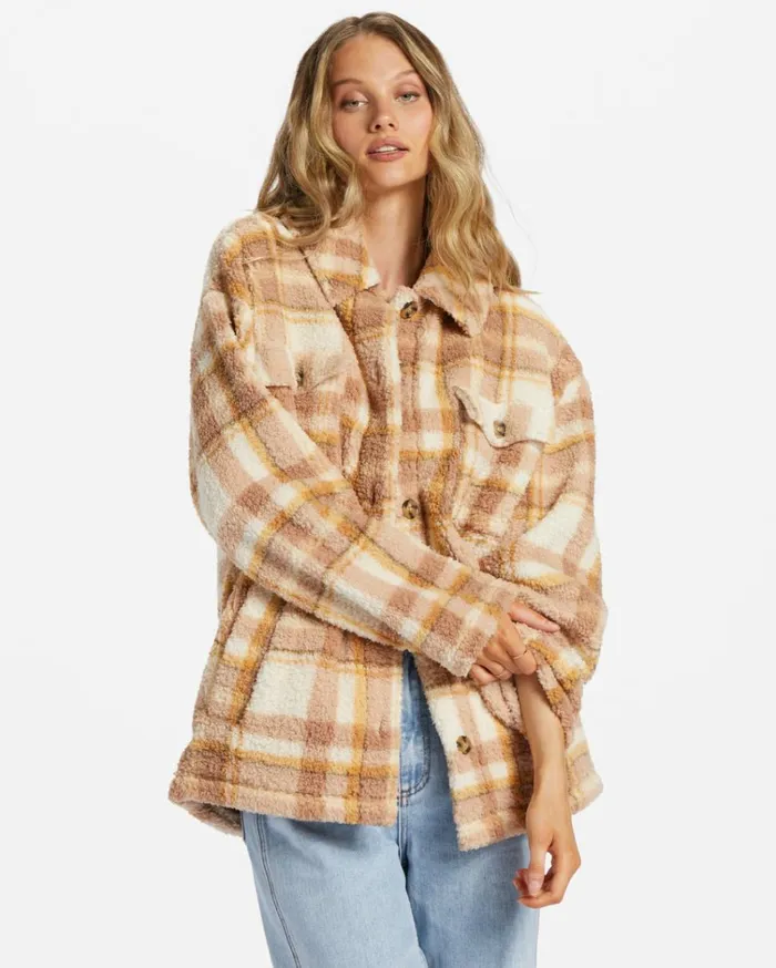 Fairbanks ButtonUp Teddy Bear Jacket Boulder Women Billabong Essentials