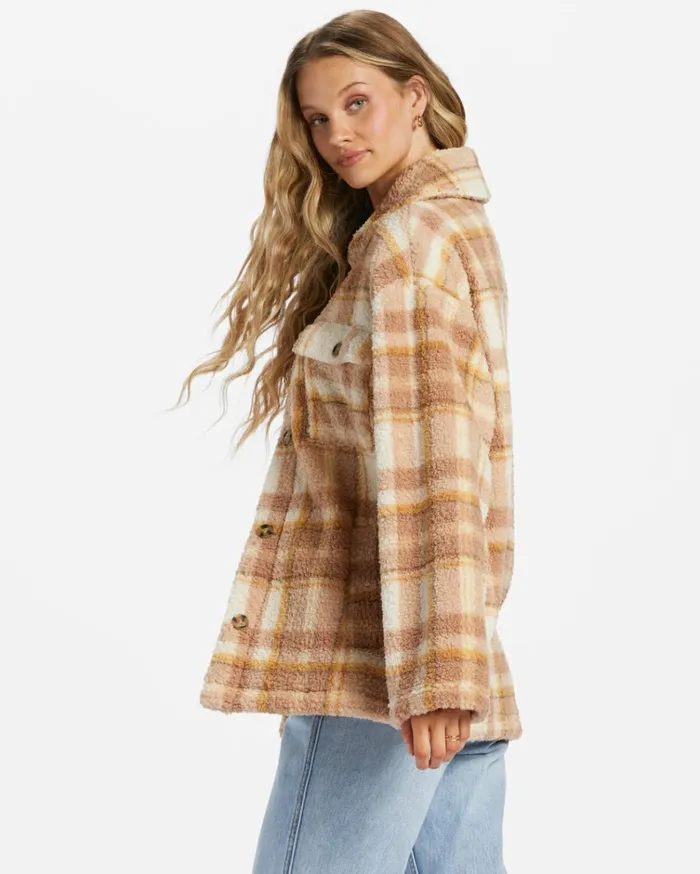 Fairbanks ButtonUp Teddy Bear Jacket Boulder Women Billabong Essentials