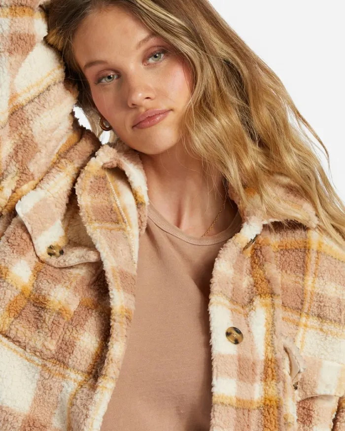 Fairbanks ButtonUp Teddy Bear Jacket Boulder Women Billabong Essentials