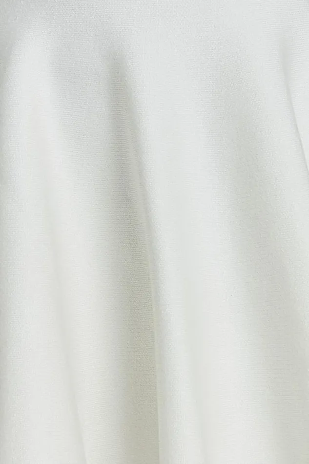 Farrah Mini Skirt 8211 High Waisted A Line Skirt In Off White Women Showpo Skirts