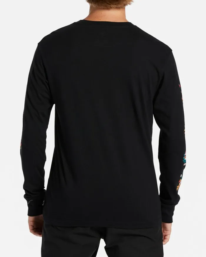 Fauna Long Sleeve TShirt Black Men Billabong TShirts