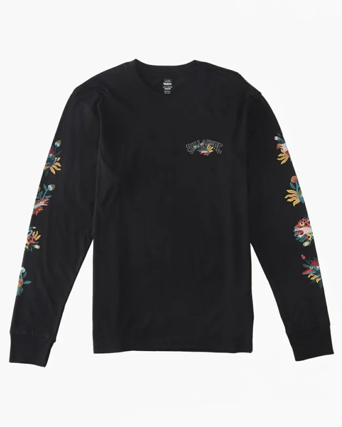 Fauna Long Sleeve TShirt Black Men Billabong TShirts