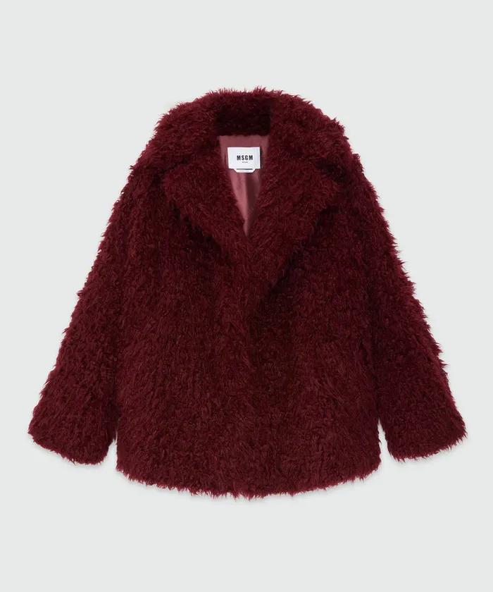 FauxLeather Jacket Women MSGM Jackets And Coats