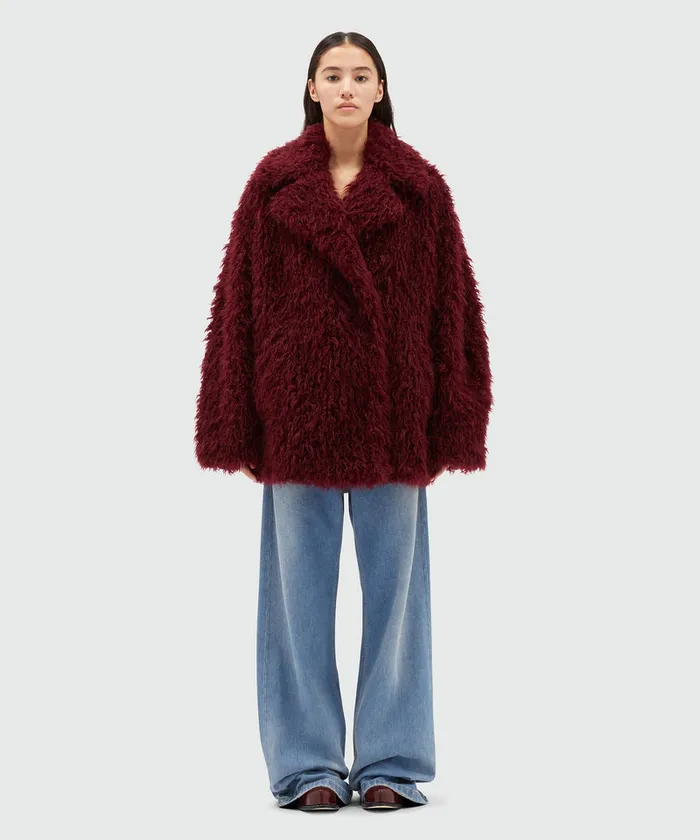 FauxLeather Jacket Women MSGM Jackets And Coats