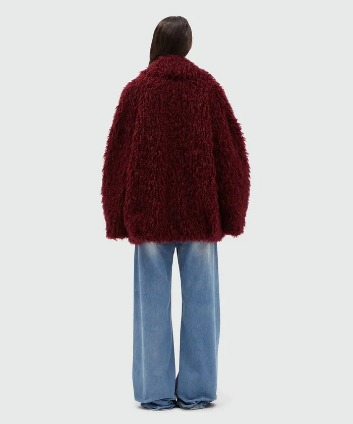 FauxLeather Jacket Women MSGM Jackets And Coats