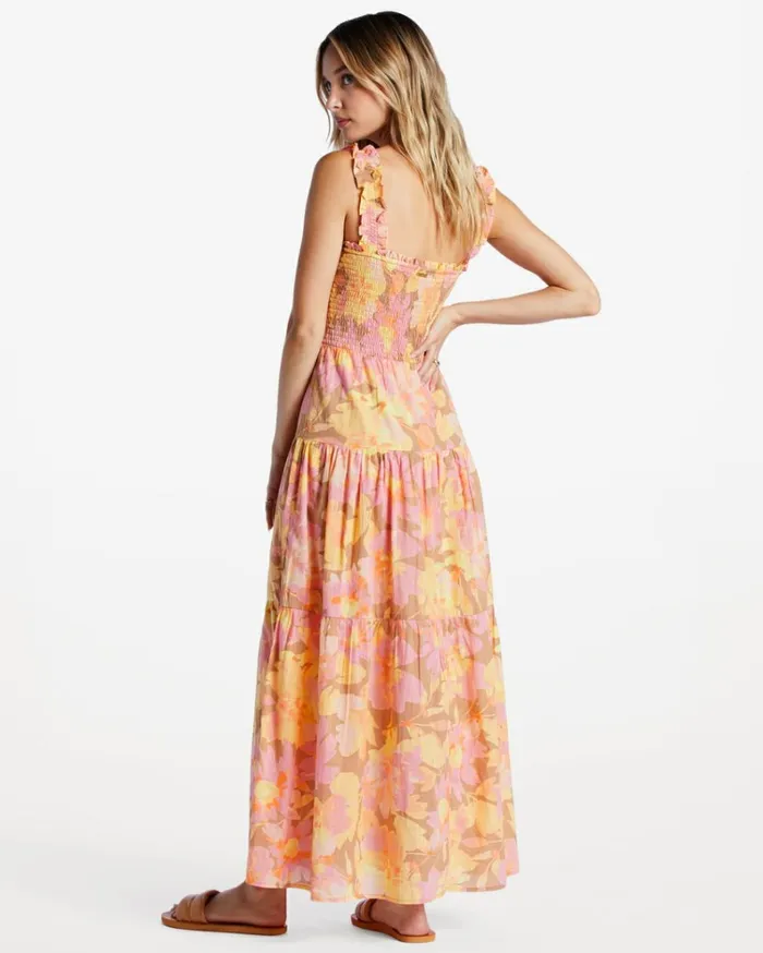 Feelin Fine Maxi Dress Multi Women Billabong Maxi Dresses
