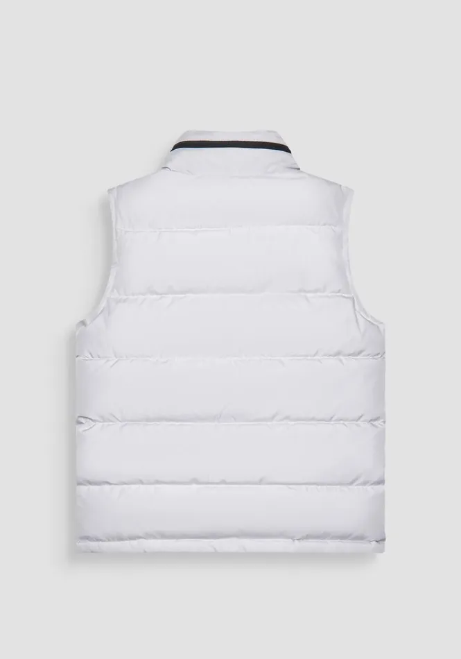 Field Jackets And Coats Men Antony Morato Light Colour Regular Fit Sleeveless Down Jacket With Dupont Sorona Synthetic Padding Ice