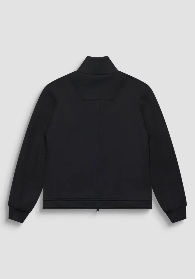 Field Jackets And Coats Men Antony Morato Regular Fit Jacket In Scuba Fabric With Pockets Black