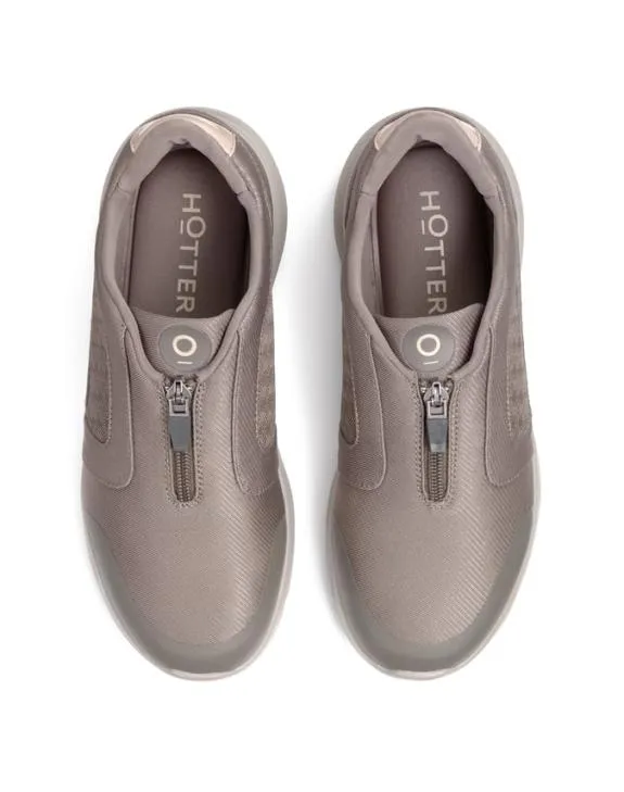 Fika Shoes Taupe Women Hotter Flat Shoes