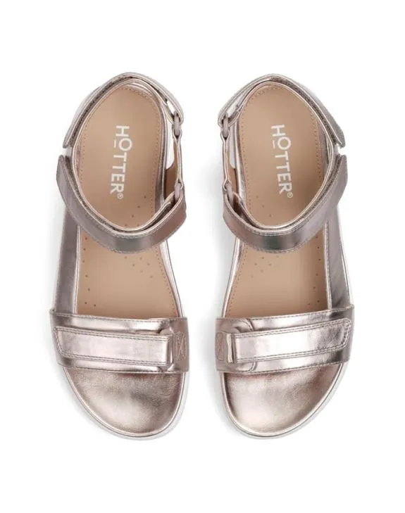 Flaunt Sandals Rose Gold Women Hotter Touch Fasten Sandals