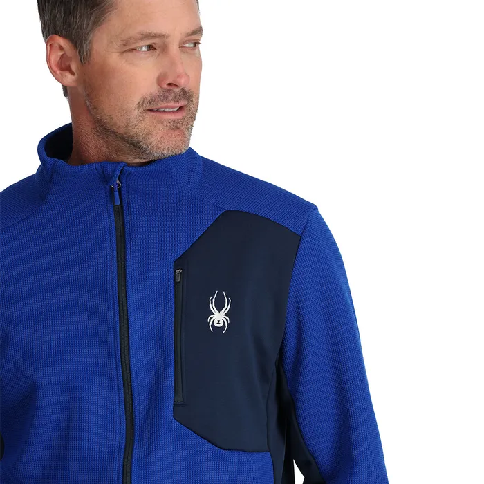 Fleece Mens Spyder Bandit Full Zip 8211 Electric Blue