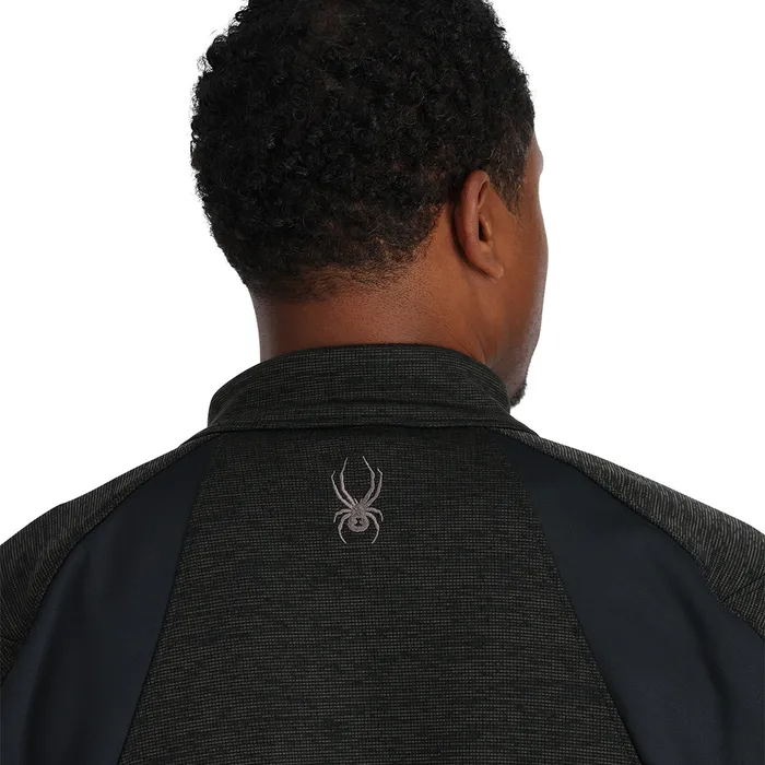 Fleece Mens Spyder Encore Half Zip 8211 Black
