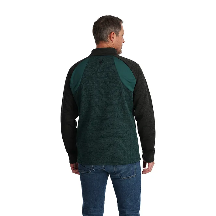 Fleece Mens Spyder Encore Half Zip 8211 Cypress Green