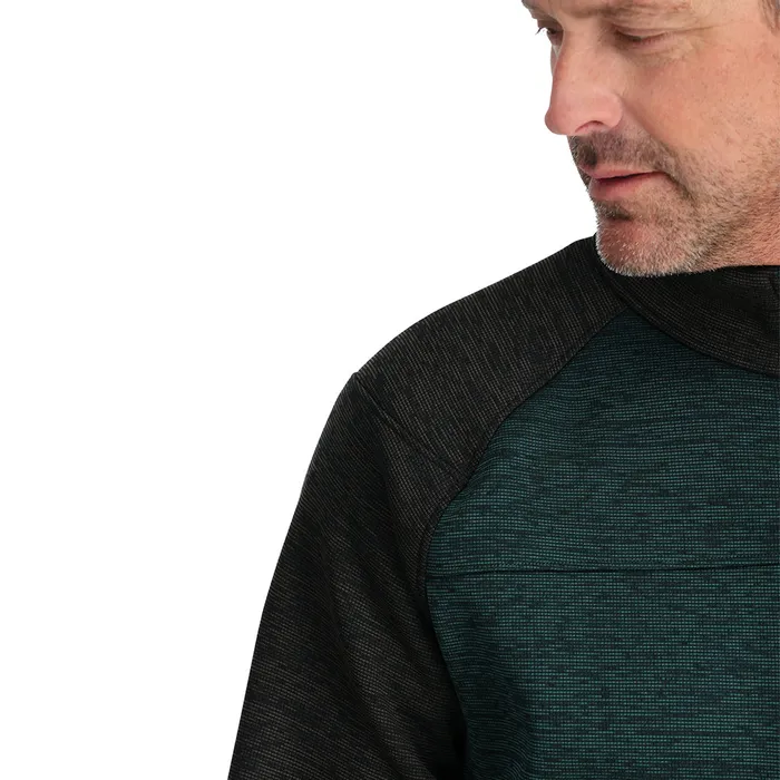 Fleece Mens Spyder Encore Half Zip 8211 Cypress Green