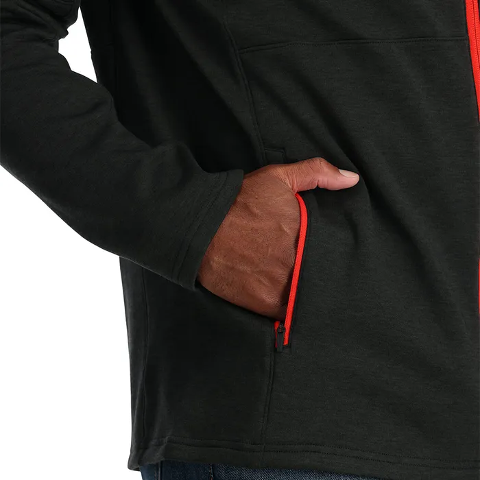 Fleece Mens Spyder Speed Fleece Full Zip 8211 Black