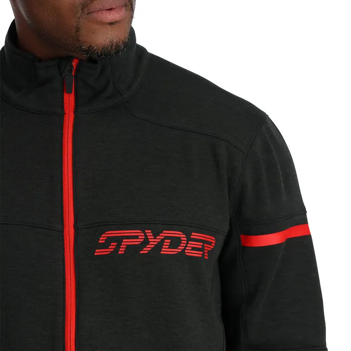 Fleece Mens Spyder Speed Fleece Full Zip 8211 Black