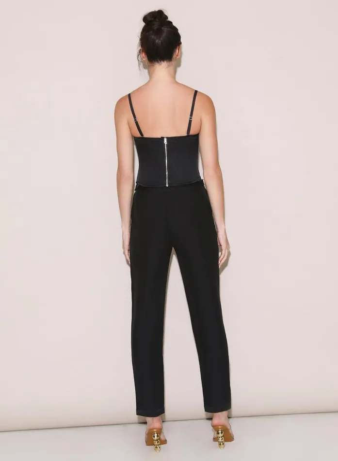 Fleur Du Mal Bustiers and Bra Tops Women Hamptons Bustier Black Fleur Du Mal Bustiers and Bra Tops Women Hamptons Bustier Black