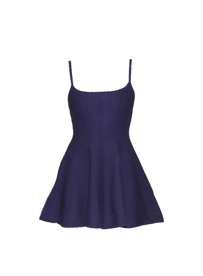 Fleur Du Mal Dresses Women Flared Corset Dress Moonlight Fleur Du Mal Dresses Women Flared Corset Dress Moonlight