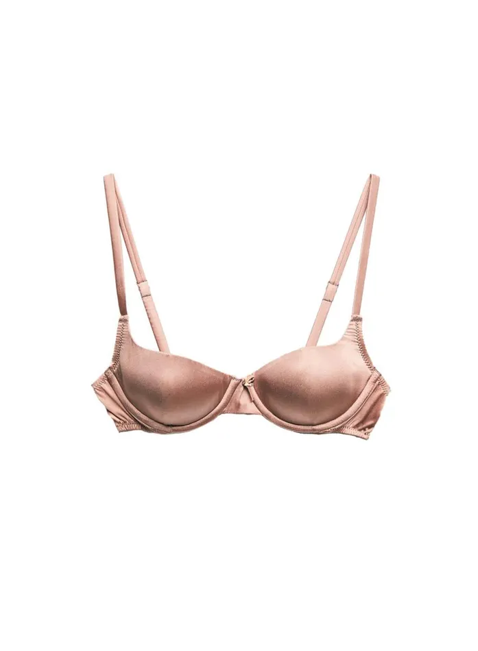 Fleur Du Mal Essentials Bras Women Seamless Luxe Balconette Bra Tan Fleur Du Mal Essentials Bras Women Seamless Luxe Balconette Bra Tan