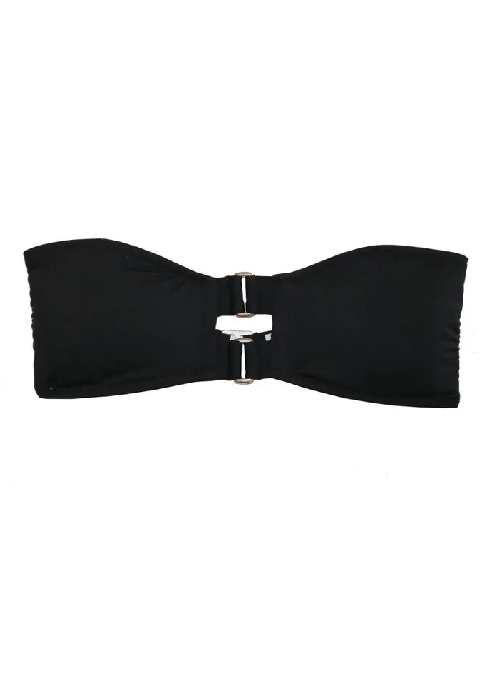 Fleur Du Mal Swim Women Cutout Bandeau Top Black