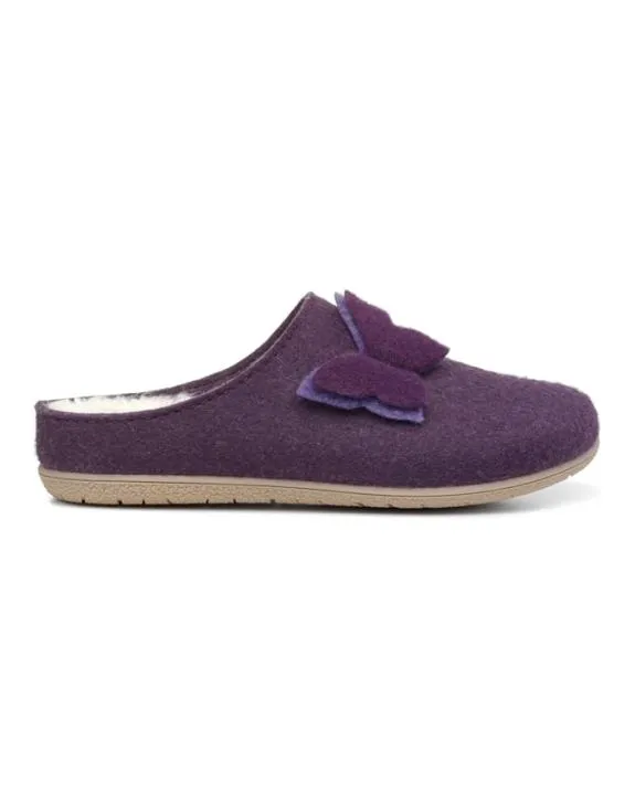 Flutter Slippers Purple Women Hotter Slippers