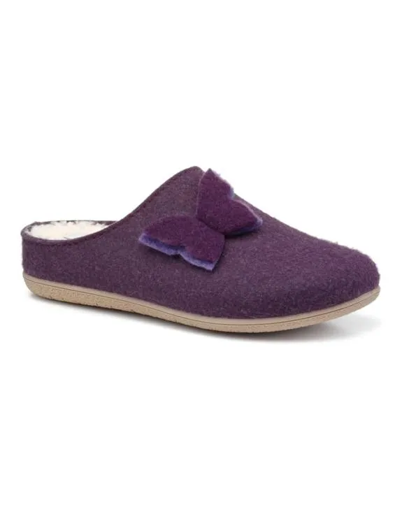 Flutter Slippers Purple Women Hotter Slippers