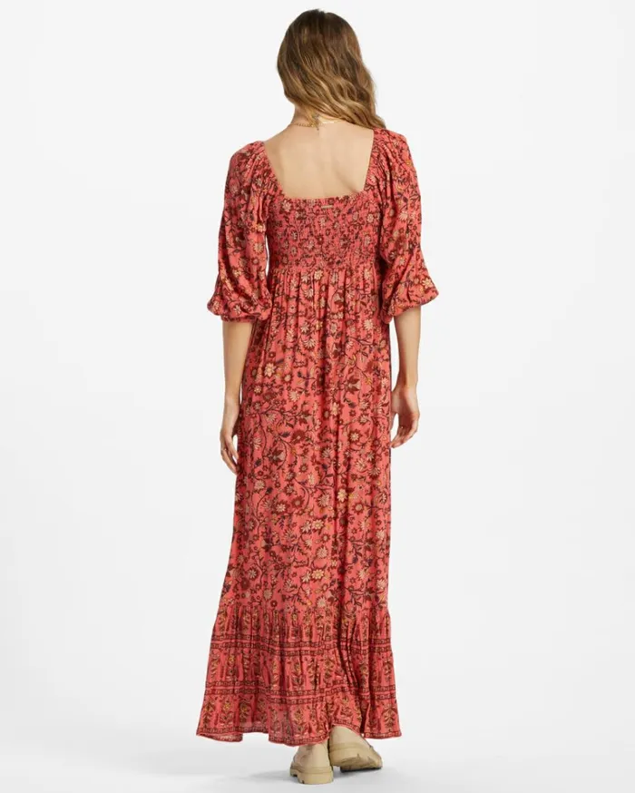 Full Bloom Dress Hibiscus Women Billabong Maxi Dresses