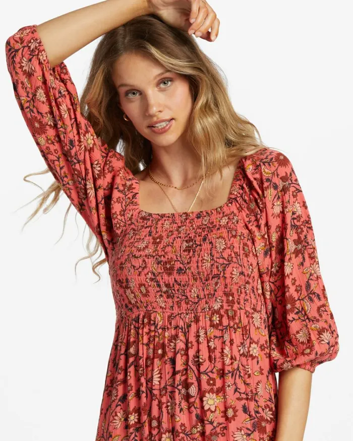 Full Bloom Dress Hibiscus Women Billabong Maxi Dresses