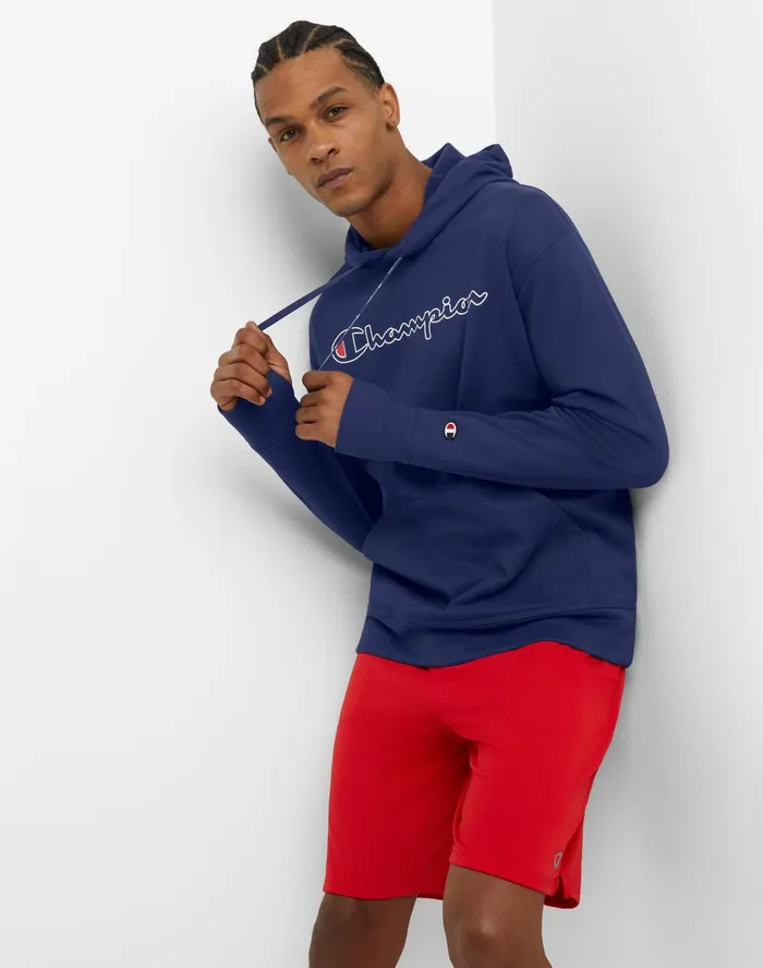 Game Day Hoodie C Logo Athletic Navy Men Champion Hoodies and Sweatshirts