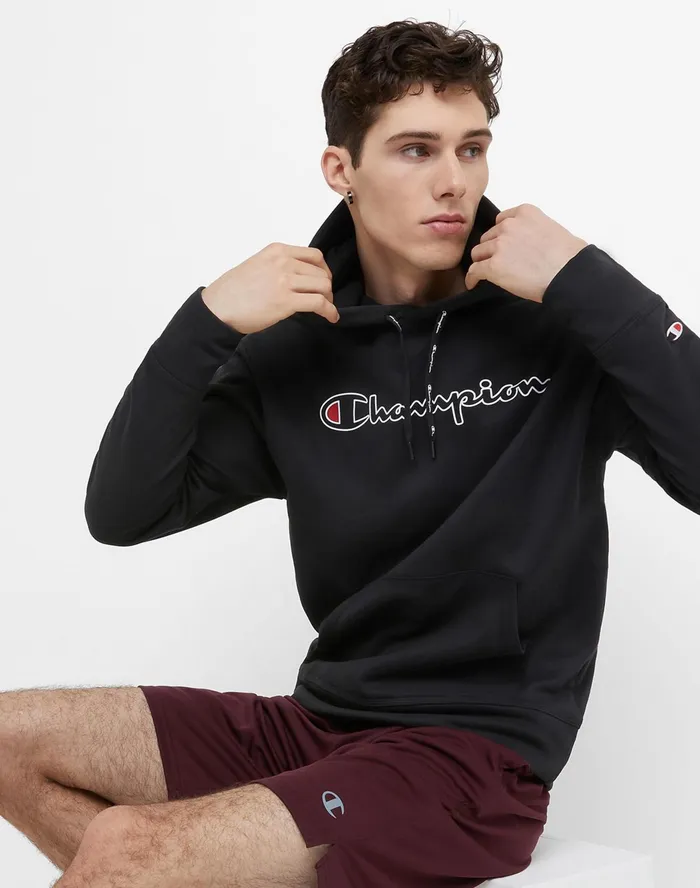 Game Day Hoodie C Logo Black Men Champion Hoodies and Sweatshirts