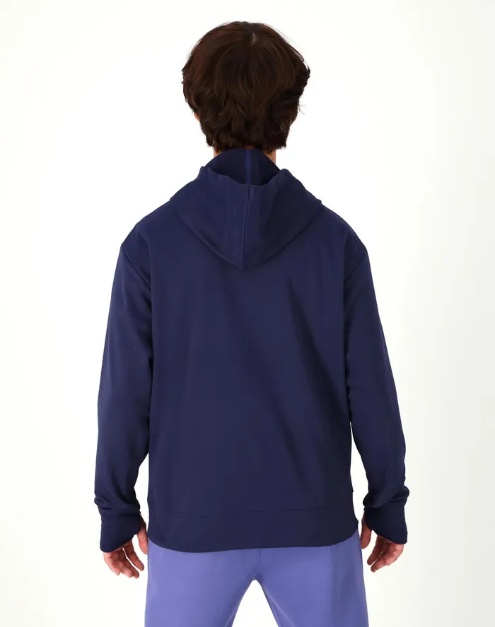 Game Day Hoodie Script Logo Athletic Navy Men Champion Hoodies and Sweatshirts