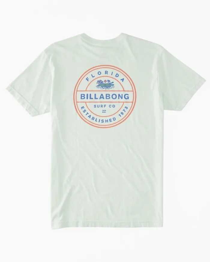 Gator Rotor TShirt Seaglass Men Billabong TShirts