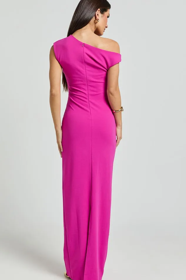 Genie Maxi Dress 8211 Off The Shoulder Dress In Pink Women Showpo Dresses