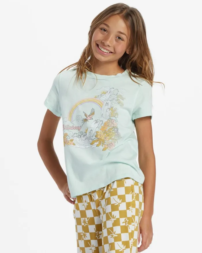 Girl039s Flock To Paradise TShirt Sweet Mint Kids Billabong Girls039 Tops and Tees