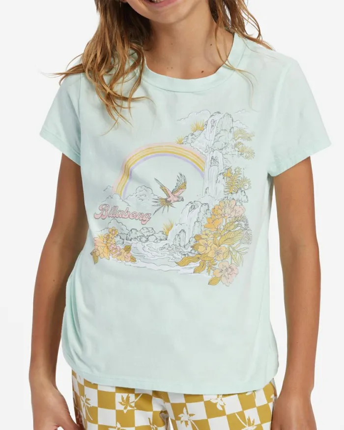 Girl039s Flock To Paradise TShirt Sweet Mint Kids Billabong Girls039 Tops and Tees