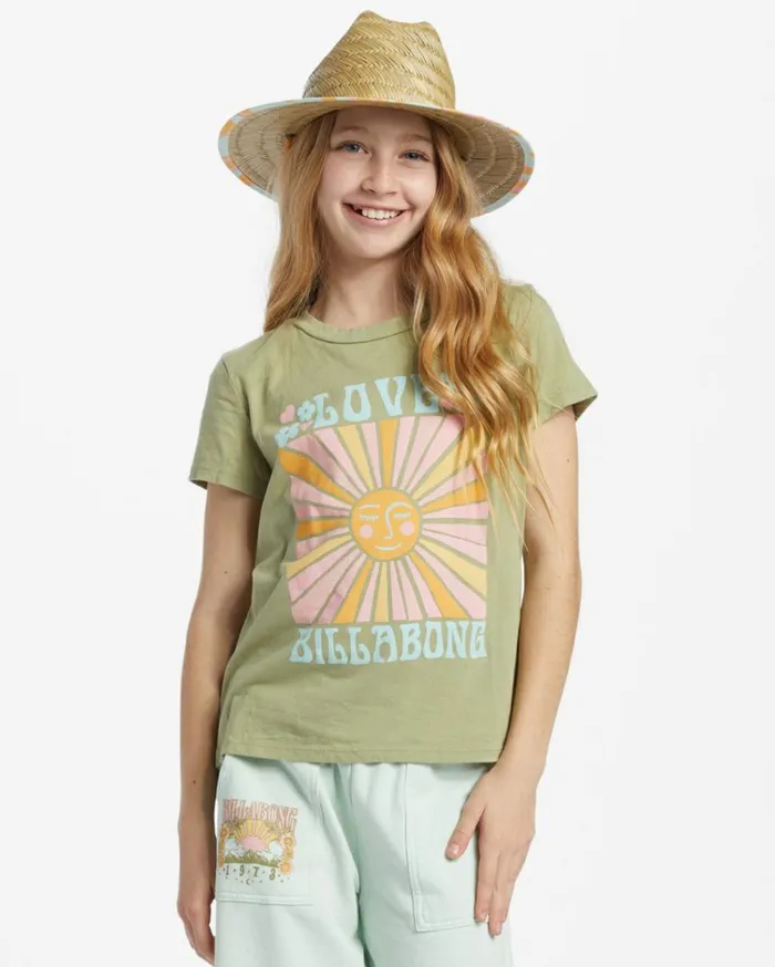 Girl039s Love Shine TShirt Avocado Kids Billabong Girls039 Tops and Tees