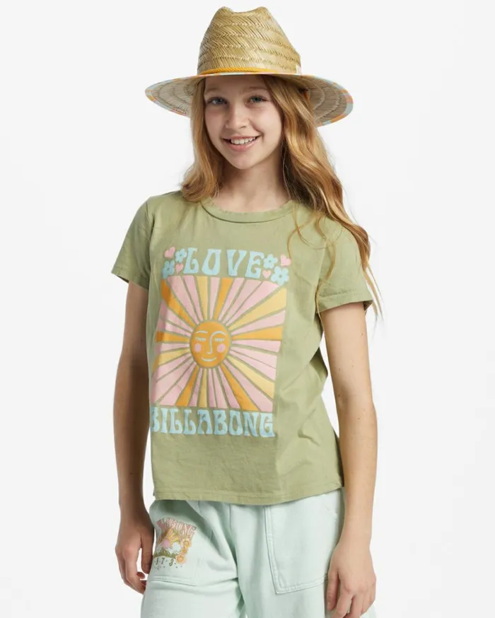 Girl039s Love Shine TShirt Avocado Kids Billabong Girls039 Tops and Tees