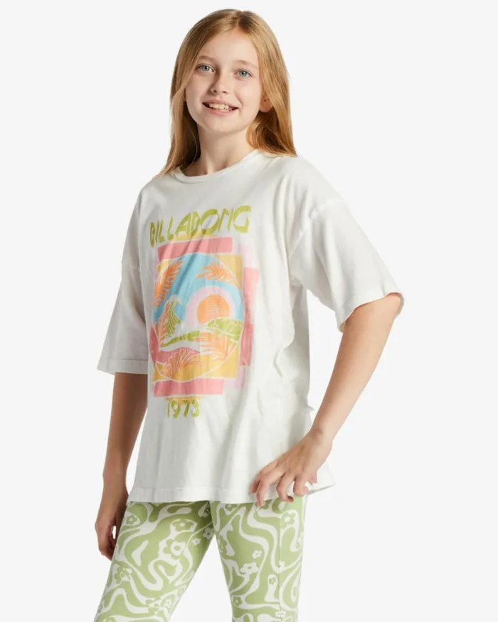 Girl039s Under The Palms TShirt Salt Crystal Kids Billabong Girls039 Tops and Tees
