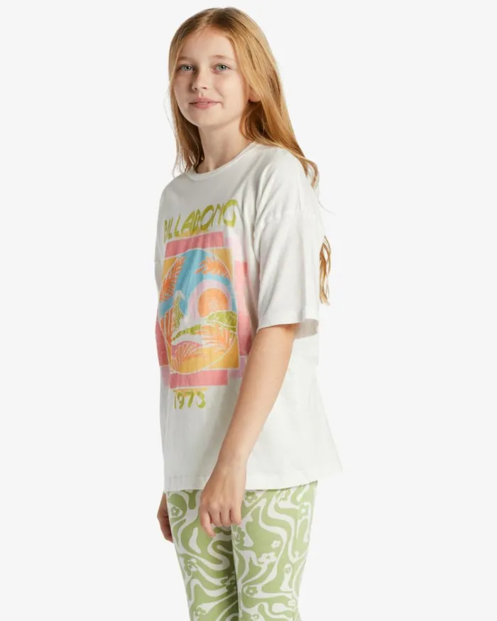 Girl039s Under The Palms TShirt Salt Crystal Kids Billabong Girls039 Tops and Tees