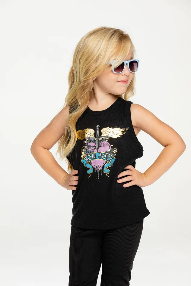Girls Bon Jovi Dagger Heart Tops Chaser Brand