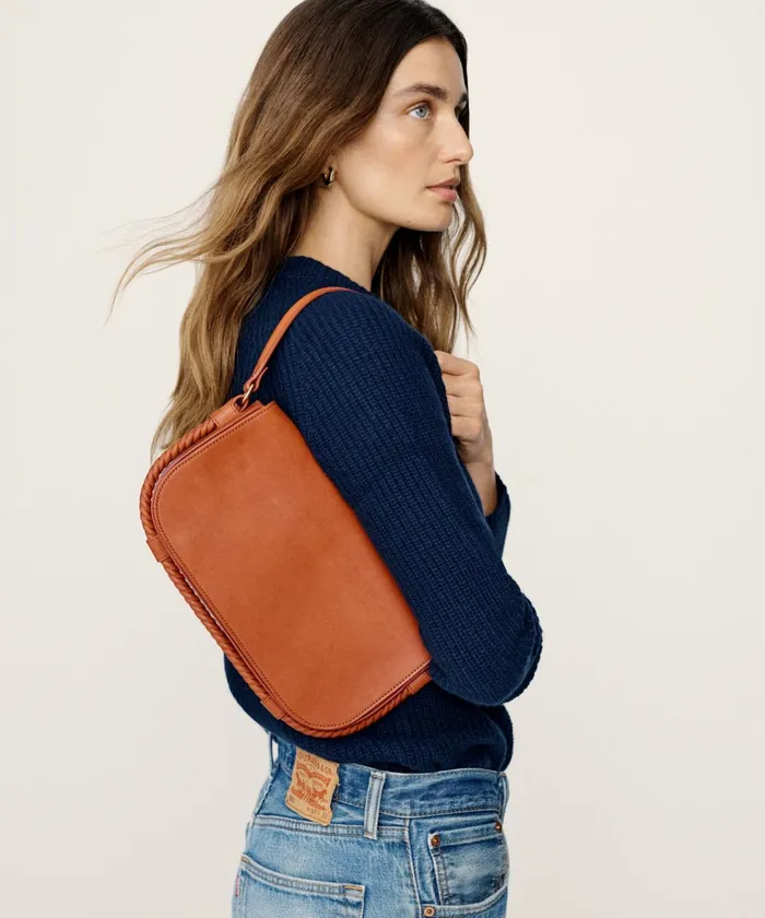 Handbags and Clutches Women Jenni Kayne Brooke Shoulder Bag Cognac