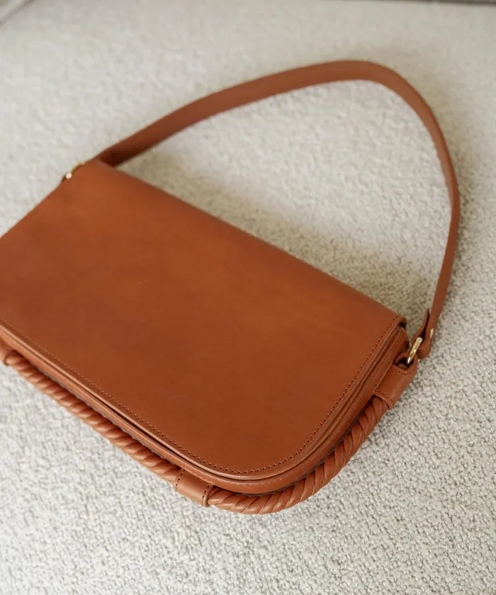 Handbags and Clutches Women Jenni Kayne Brooke Shoulder Bag Cognac