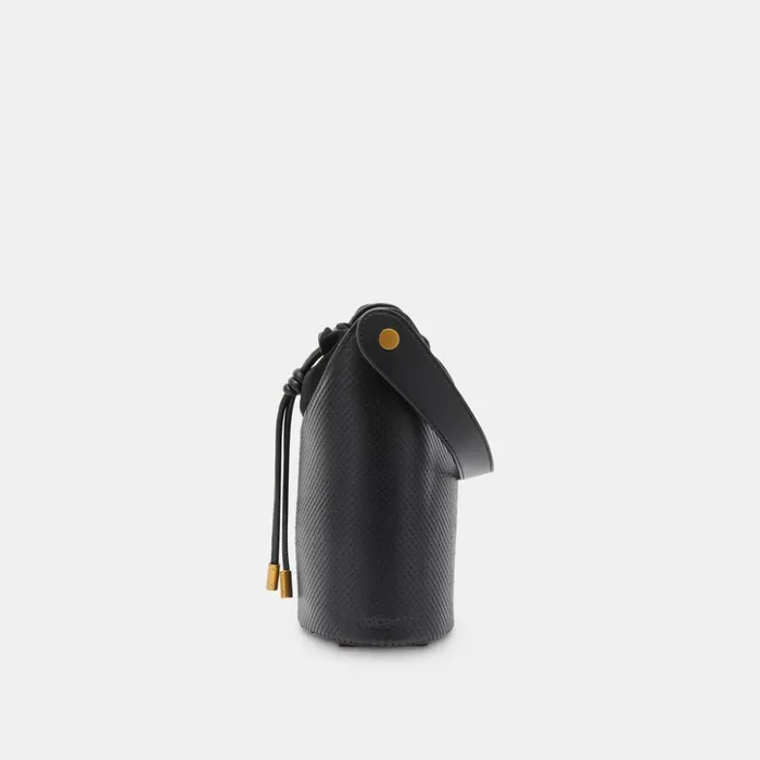 Harriet Bucket Bag Black Snake Leather Women Dolce Vita Handbags