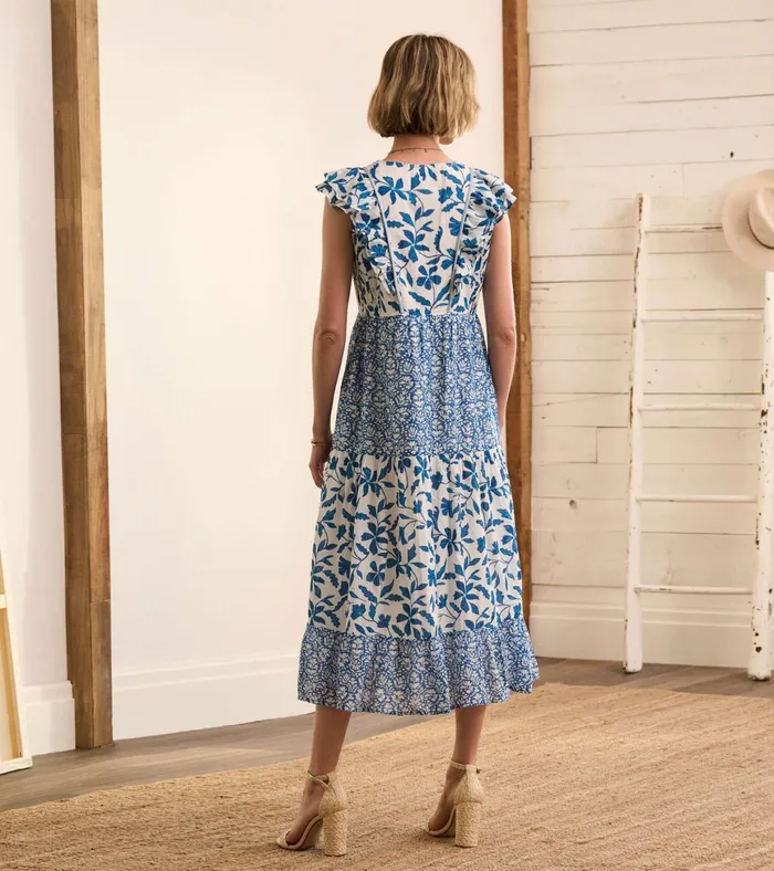 Hatley Aria Midi Dress 8211 Shibori Mix Women Dresses