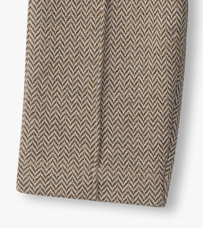 Hatley Baby and Toddler Boys Brown Sugar Herringbone Pants Baby and Toddler Bottoms