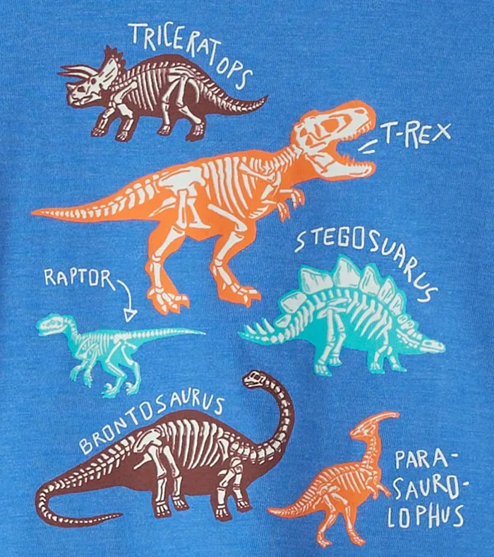 Hatley Baby and Toddler Boys Dinosaur Bones Long Sleeve TShirt Baby and Toddler Tops