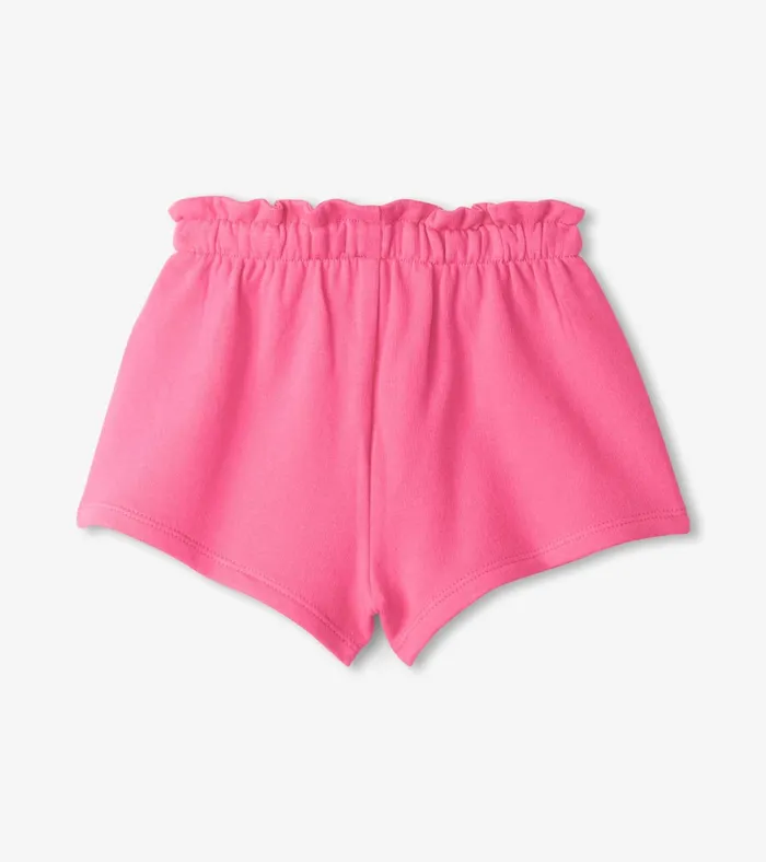 Hatley Baby and Toddler Girls Pink Paper Bag Shorts Baby and Toddler Bottoms